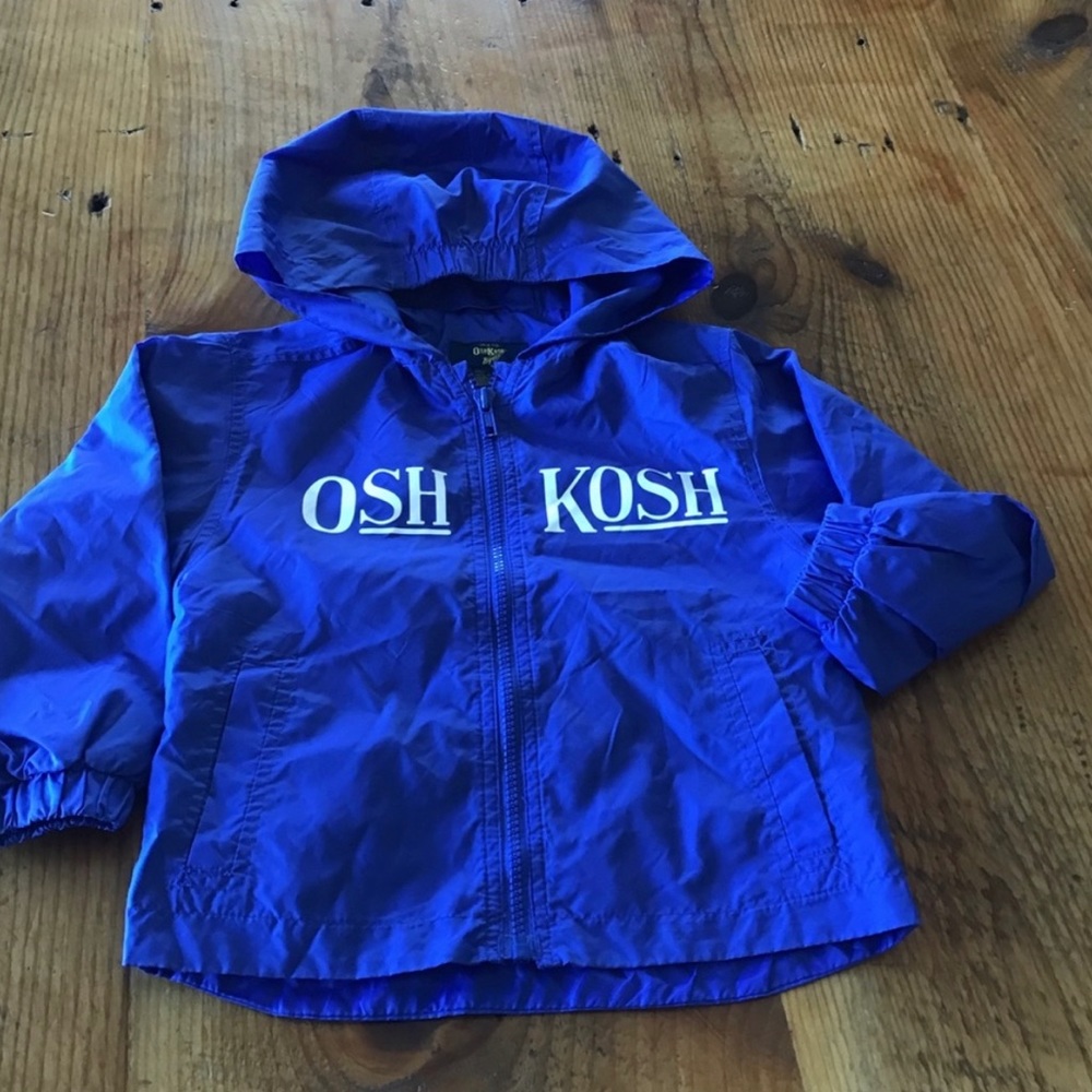 Blue windbreaker
